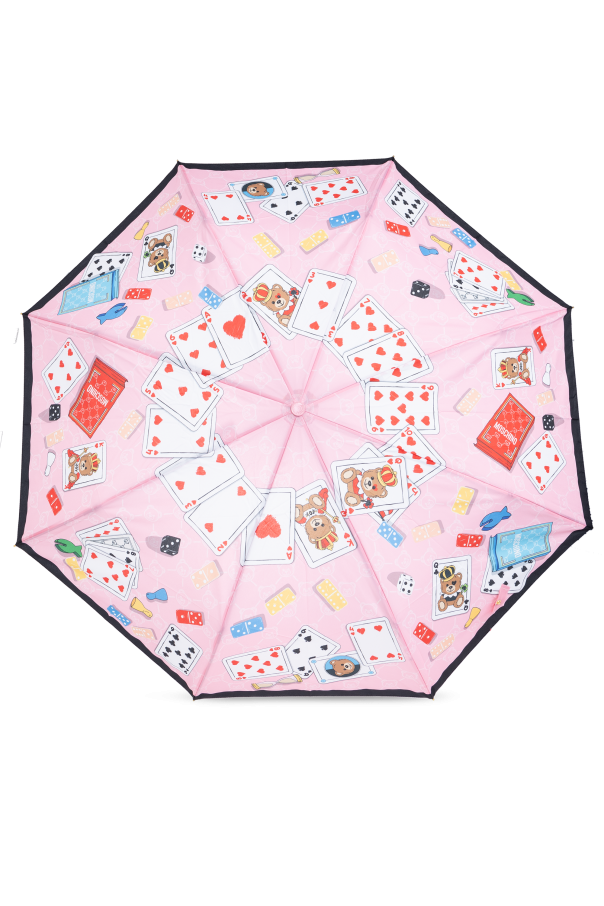 Large Pink outlets Moschino Personal Umbrella